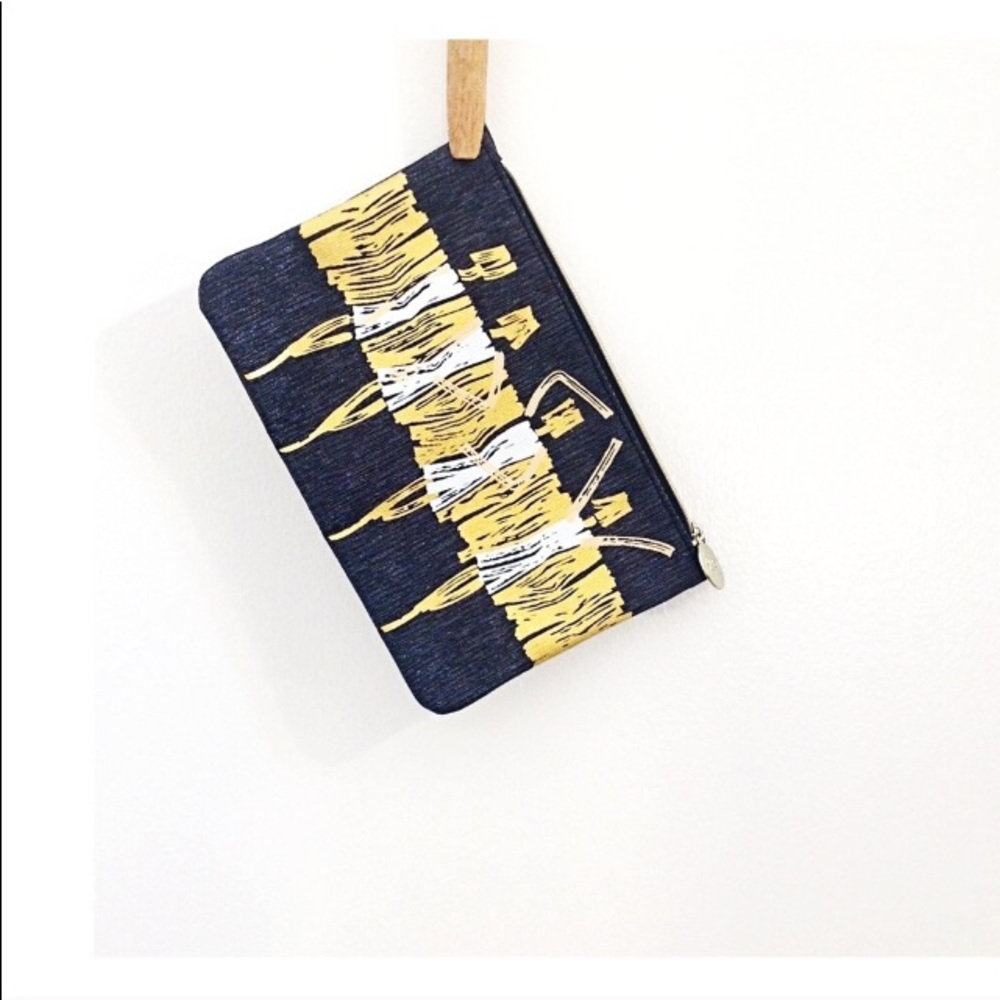 Fashion Ipsy Gold Girls Makeup Bag Fun Coin Purse